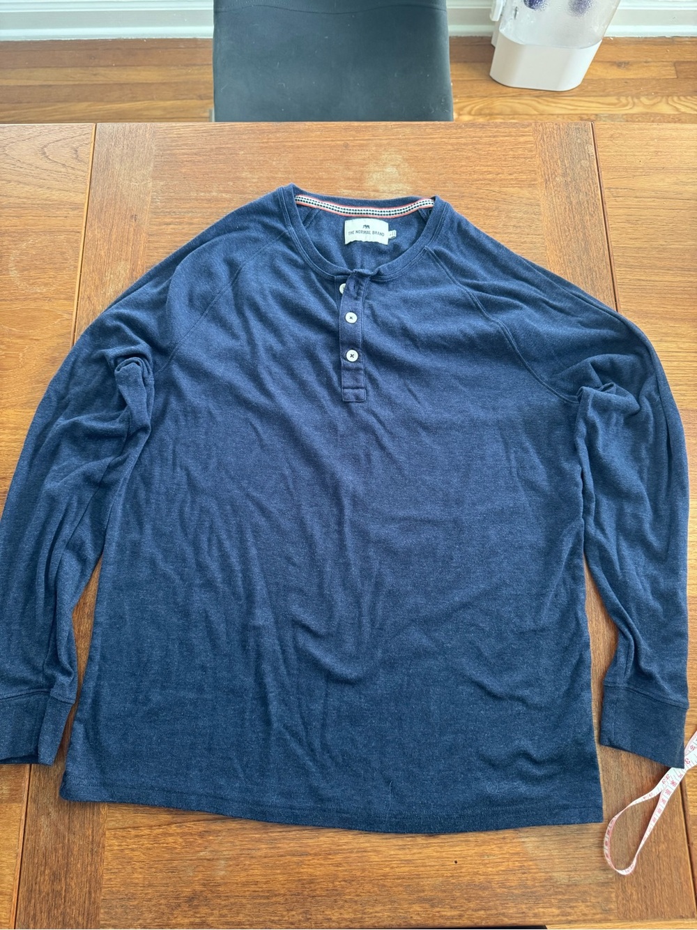 The Normal Brand Henley - Navy